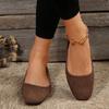 Fashion Spring and Summer Fashion New Sexy Solid Color Flat Bottom Women's Comfortable Round Toe Casual Elegant Popular Walking Shoes
