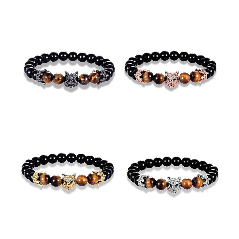 Stone Man Bracelet Portable Replacing Elastic Animal Shape Flexible Stylish Smooth Easy Matching Bangle Ornament