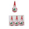 Creative Santa Claus Hanging Ornaments Delicate Waterproof Christmas Ball Painted Christmas Tree Decoration Pendant Wedding