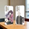 Coque de téléphone Rintaro T-Tsumugi Kaoruko W-Waguri Pour Samsung S25,S24,S21,S22,S23,S30,Ultra,S20,Plus,Fe Couverture Transparente
