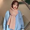 Spandex Long Thickened Neckscarf Polyester Winter Warmer Scarf Soft Knitting Wool Scarf  Winter