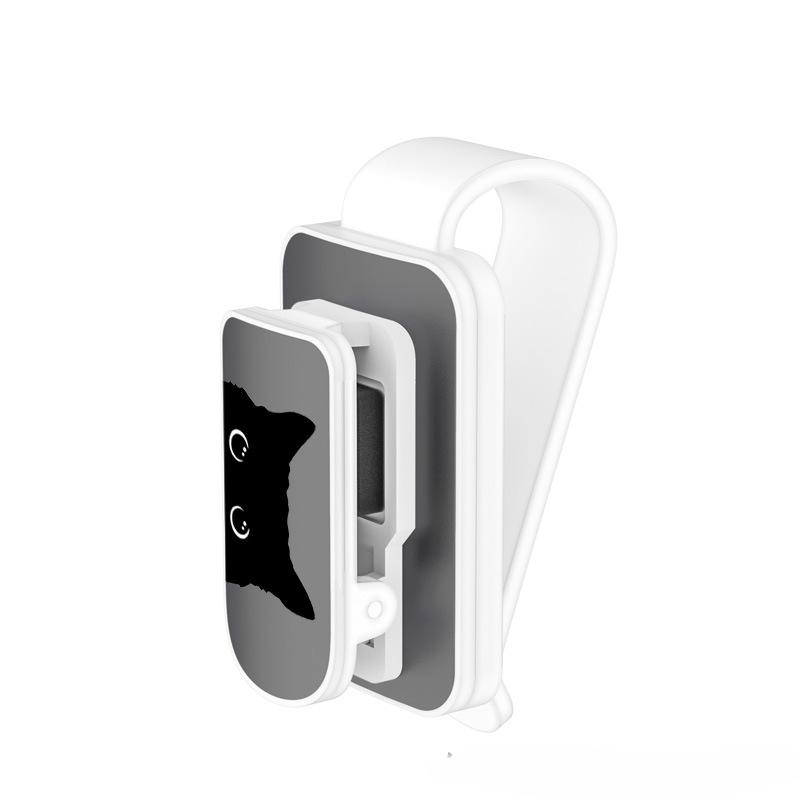 

Car Sunglasses Clip Creative Black Cat Car Sun Visor Storage Cartoon Clip Glasses Clip Multi-function Car Glasses Holder