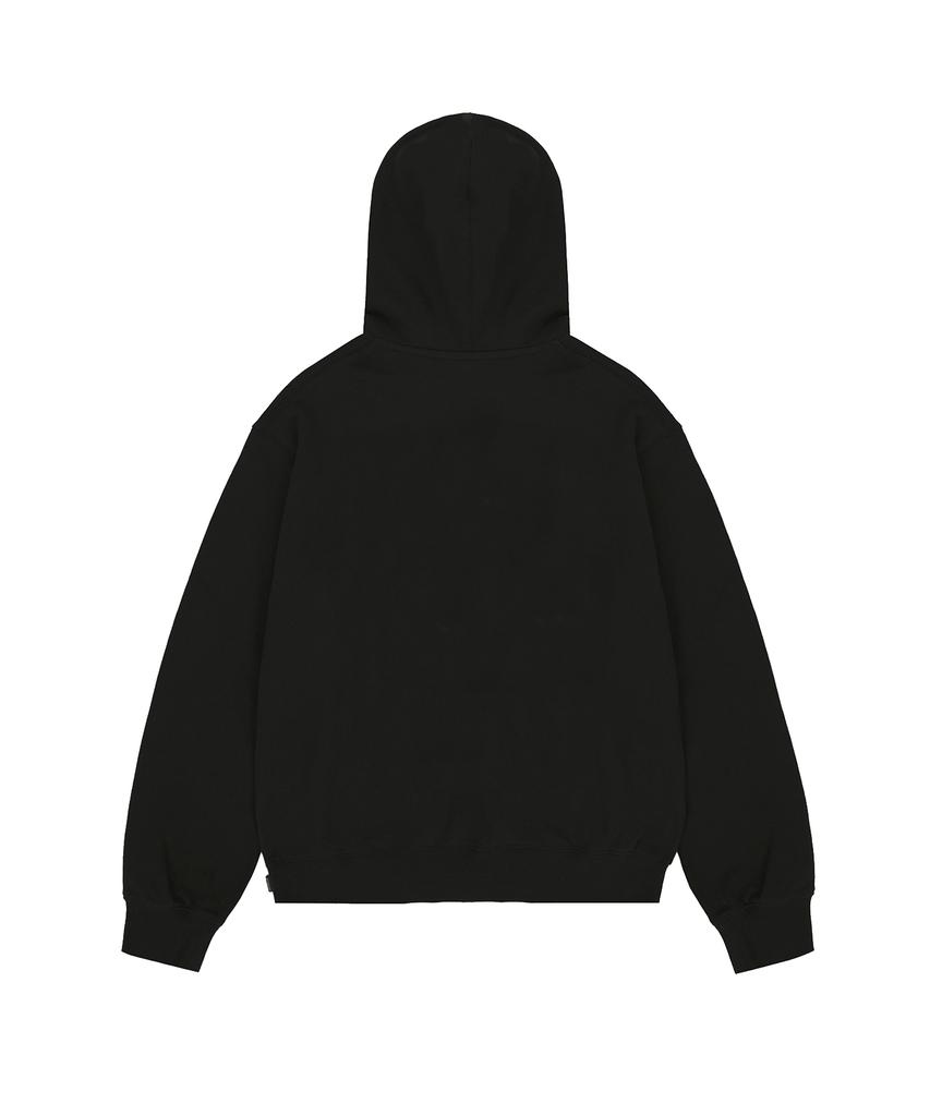 Pearl Stud Logo Hoodie - Black
