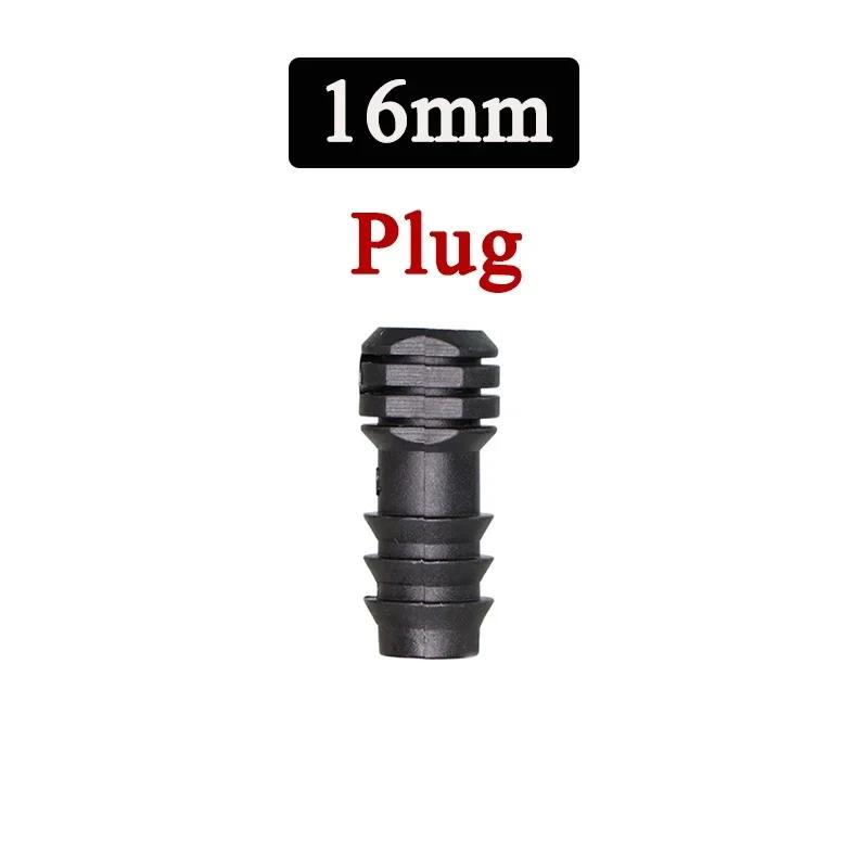

2~50pcs Greenhouse PE Pipe 16 20 25 mm Tee Straight Elbow Plug Irrigation Pipe Fitting Micro Spray Irrigation Accessories 2 pieces