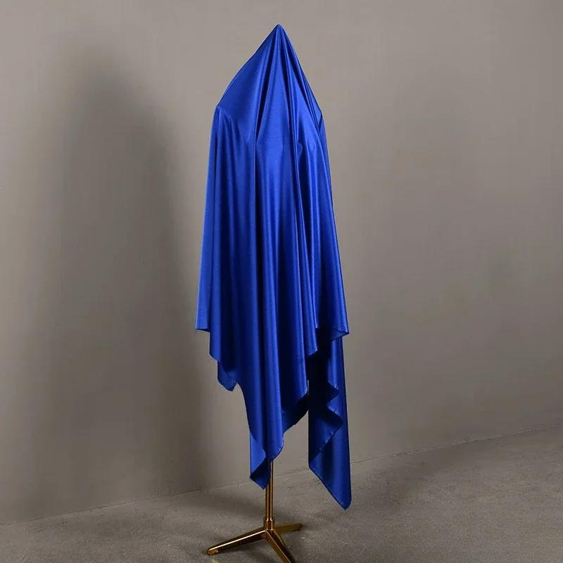 

100x150cm Acetate Satin Fabric Double-sided Solid Color Glossy Smooth Skirt Strap Imitation Silk Cloth Apparel for Diy Sewing 100x150cm