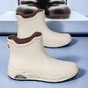 Big Size Ankle Rain Boots For Men Women Fashion Casual Design Waterproof Non-Slip Comfortable Rain Shoes Daily Working Outdoor