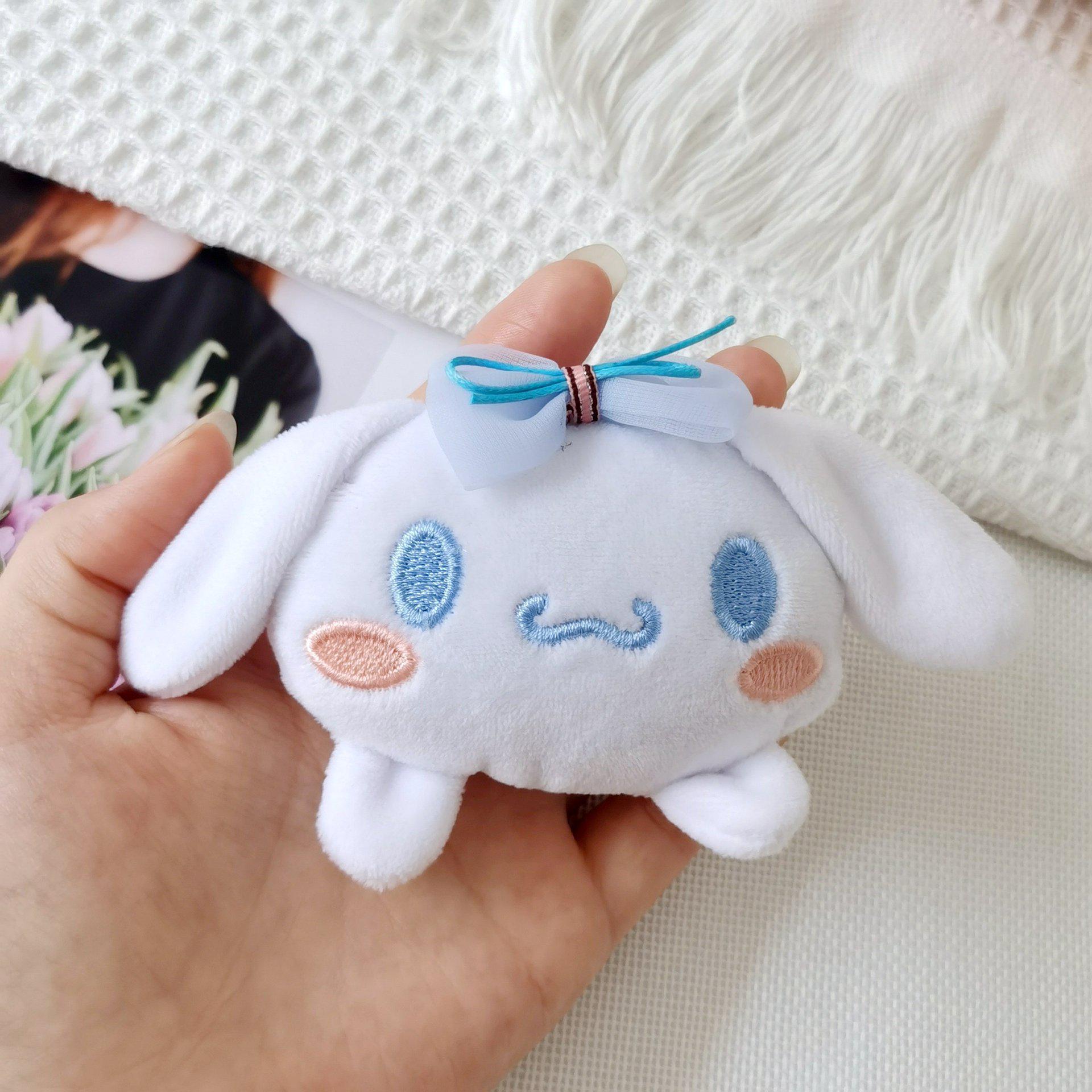

Sanrio Cinnamoroll & Kuromi Аксессуар для волос Плюшевый брелок для сумки Brooch Style