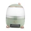 Rotating Rice Storage Container Cereal Dispenser Storage, Green