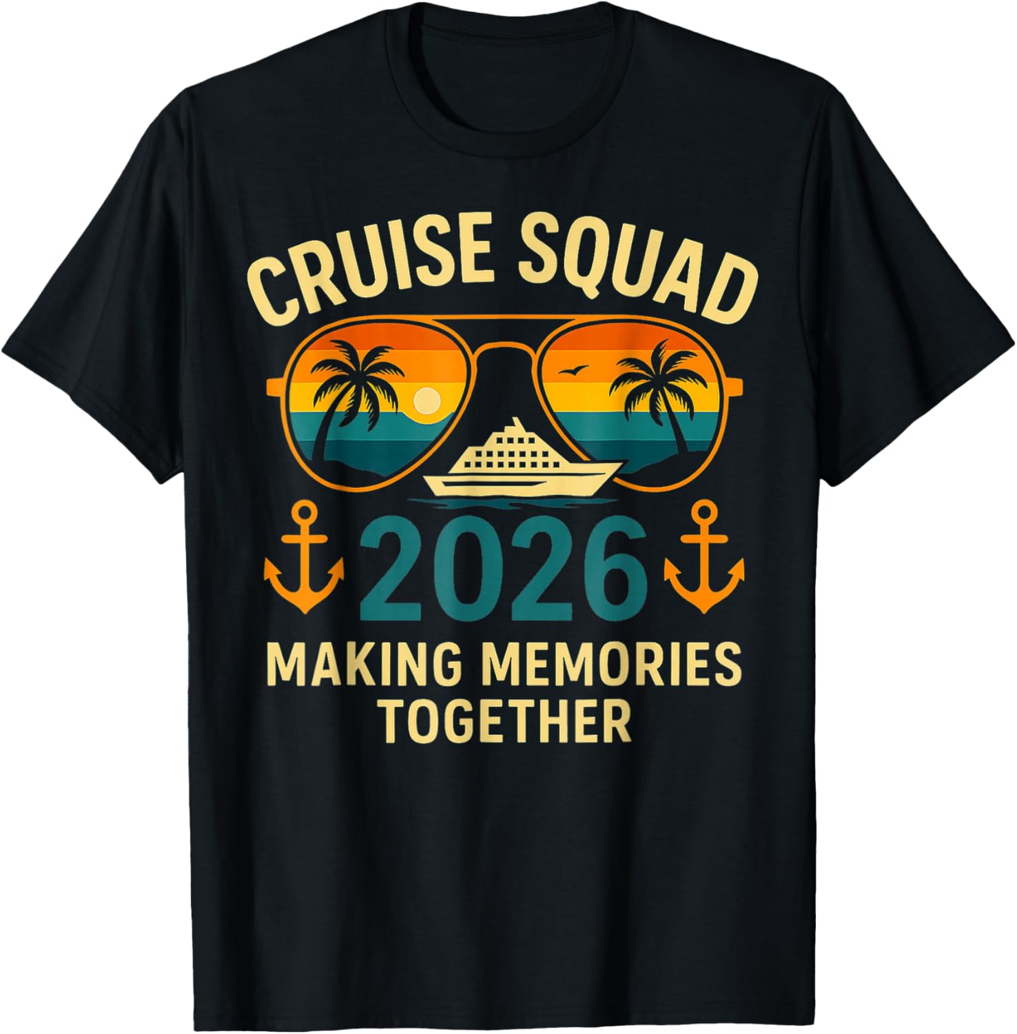 Cruise Squad 2026 Family Vacation Matching Group Summer T-Shirt S