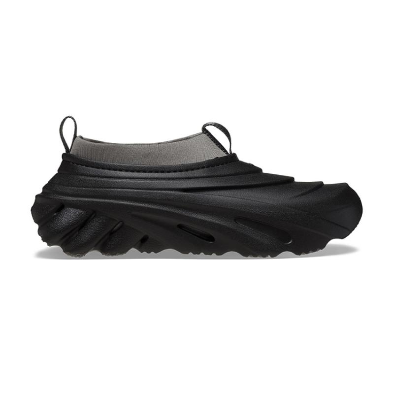 Crocs EVA Storm Wave Sneakers Round Toe Slippery Low Top Life Casual Shoes Men's Dark Night Black