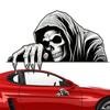 12,7cm Halloween Esqueleto Guarda Adesivos de Carro Horror Esqueleto Adesivo Peças Exteriores Adesivos de Motocicleta Em Acessórios de Carro