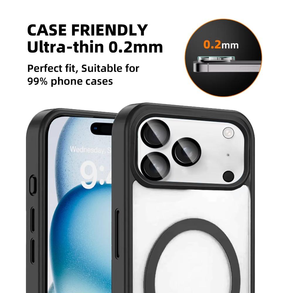 1Set Tempered Glass Protector HD Full Coverage For iPhone Air 17 Pro/17 Pro Max Scratch-Resistant Camera Screen Lens Film