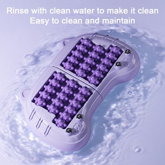 Abnehmbare Fußmassage-Rolle Plantarfasziitis Schmerzlinderung Tiefengewebe Muskelkater Entspannung Physiotherapie Fußmassagegerät mit 32 Rollen