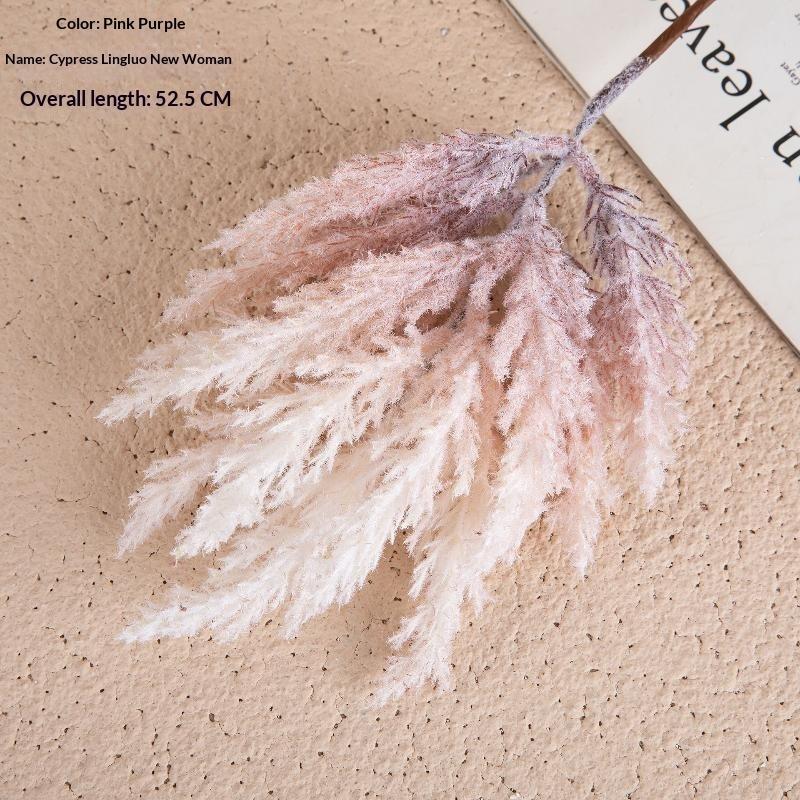 52.5Cm Artificial Astilbe Chinensis Simulation Flowers Green Plants Wedding Decorations