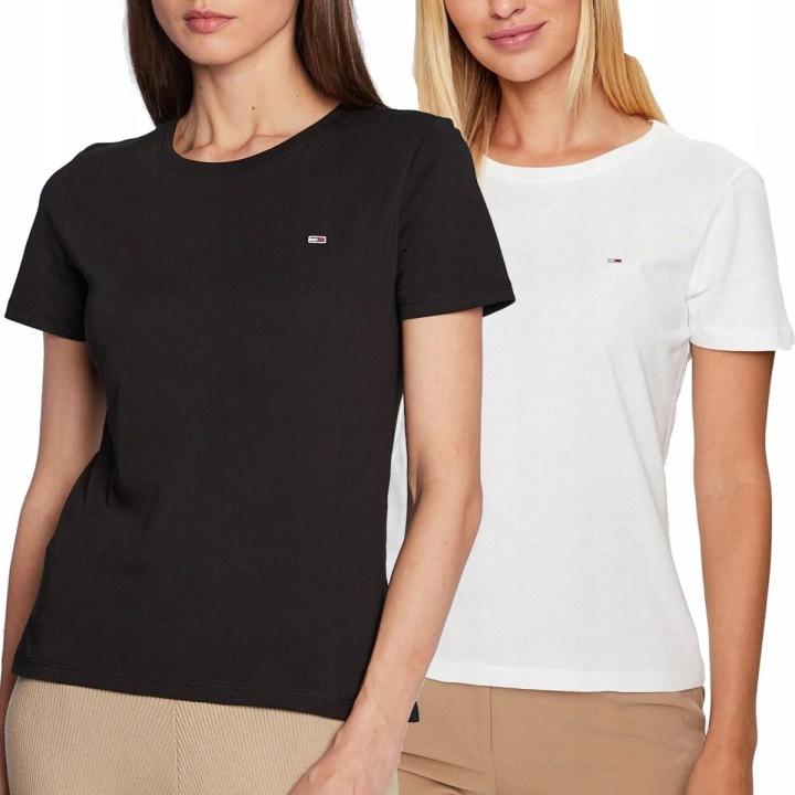 Tommy Jeans T-shirt Koszulka Damska 2 Pack DW0DW11459-OXO M