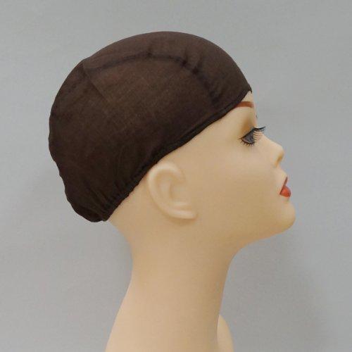 Brown Gauze Inner Cap, Size L, 56cm - 60cm, Ideal for Wigs, Wig Base