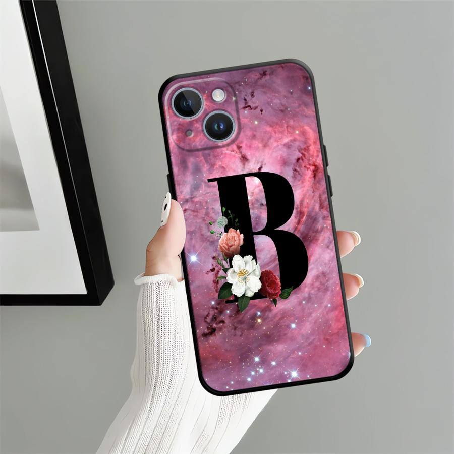 Personalized Letters Case for Apple iPhone 17 Pro Max 13 16 XR XS MAX Air 15 Pro 7 8 11 14 12 Funda Phone Cover