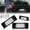 POPMOTORZ BMW LED License Lamp E81 E87 E63 E64 E89 Z4 F20 F21 License Plate Light 6500K Unit Super White