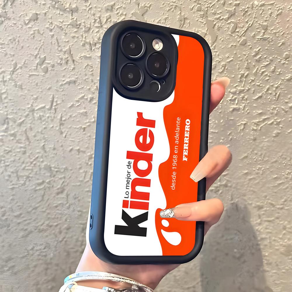 Trolly Egg K-KINDER JOY Surprise Phone Case For IPhone 17 Pro Max 16 15 14 Pro Max IPhone 13 Pro Max 11 Plus Silicone Cover