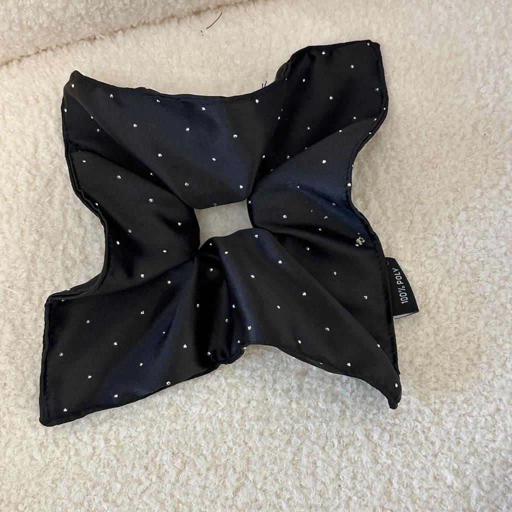 Full Sky Star Satin Large Intestine Hair Band, Solid Color High-end Hair Accessory, Hair Tie, Hair Tie, Hair Accessory, Leather Band