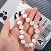Heart Simple Shell Beaded Key Chain Mobile Phone Chain Phone Strap Phone Charm Mobile Phone Lanyard