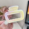 Elegant Cloud Shape Hair Claw Sweet Geometry Shark Clip Temperament Gradient Hair Claw  Daily