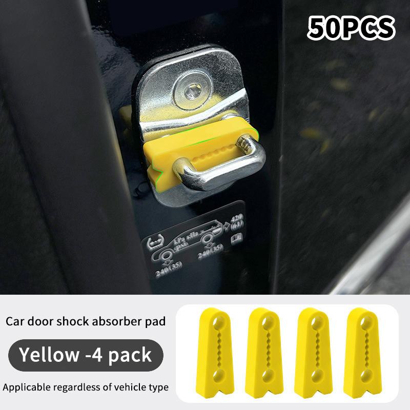 

50/100Pcs Soft Silicone Auto Door Lock Damper Buffer Pad Shock Absorber Anti Noise Soundproof Gasket Protection Sticker