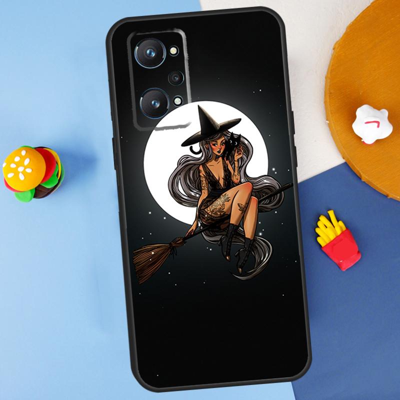

Moon Witch Horror For Realme 11 10 12 13 14 Pro Plus GT 5 6 6T GT7 Pro C61 C53 C51 C21Y C25S C55 C67 C75 Case Realme C25 C25s