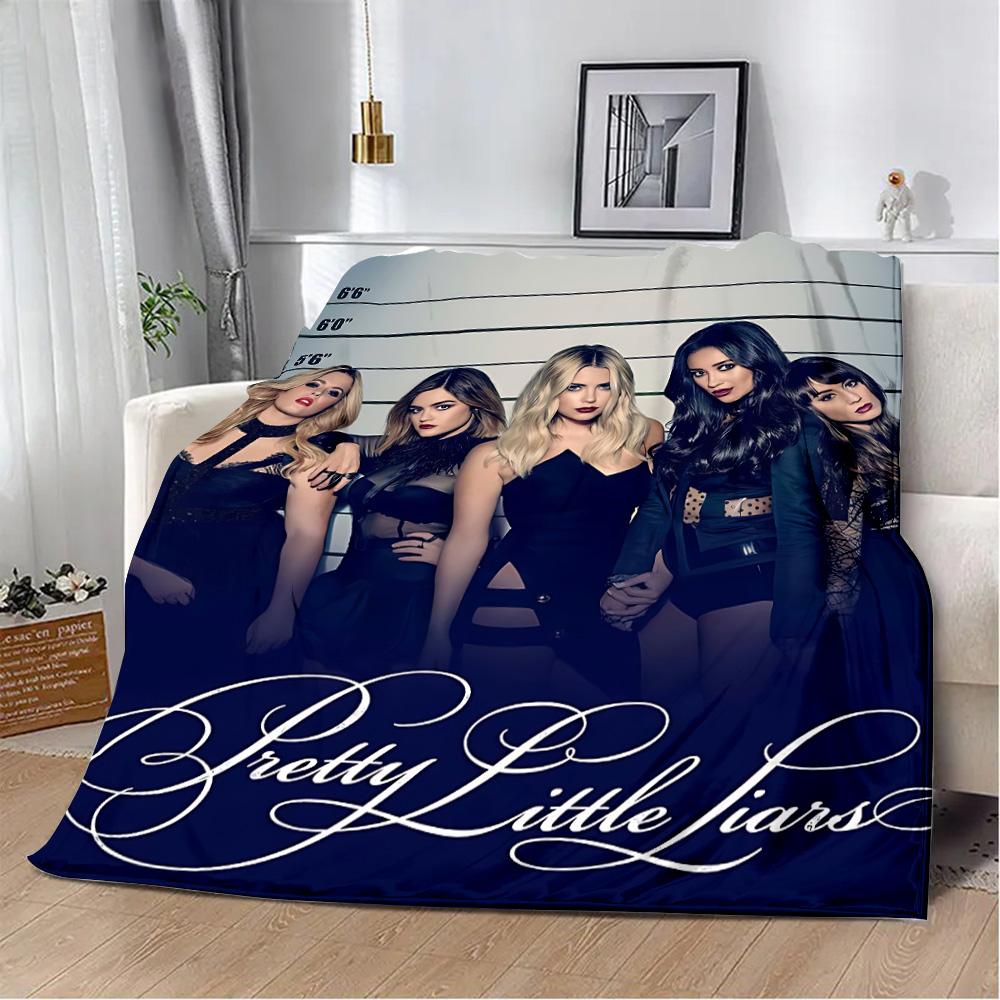 Pretty Little Liars Aufdruck Decke Picknickdecken Warme Decke Weiche und Bequeme Decke Haus Reisen Geburtstagsgeschenk