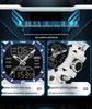Sanda Dual-Movement Sports Watch with Countdown, Alarm, Night Light, Waterproof, and Multi-Function Features for Students.