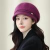 New Middle-aged and Elderly Women's Knitted Basin Hat Autumn and Winter Outdoor Cycling Warm Wool Hat