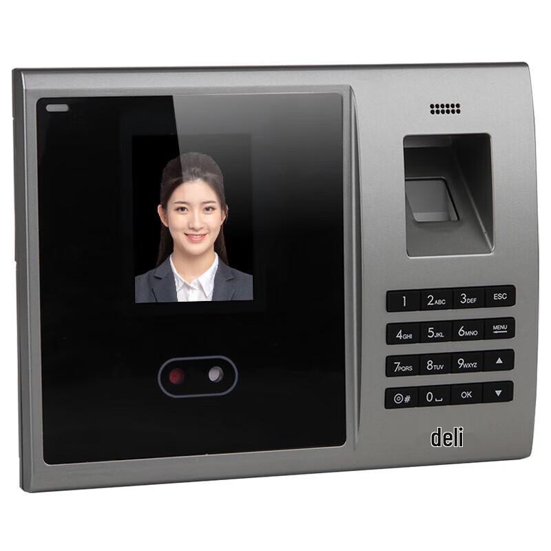 Deli 3749 Facial Recognition & Fingerprint Time Clock