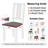Waterproof Kitchen Chair Seat Cover Fashion Cheap Elastic Chair Covers Easy Remove Machine Washable Cushion Cover for Home