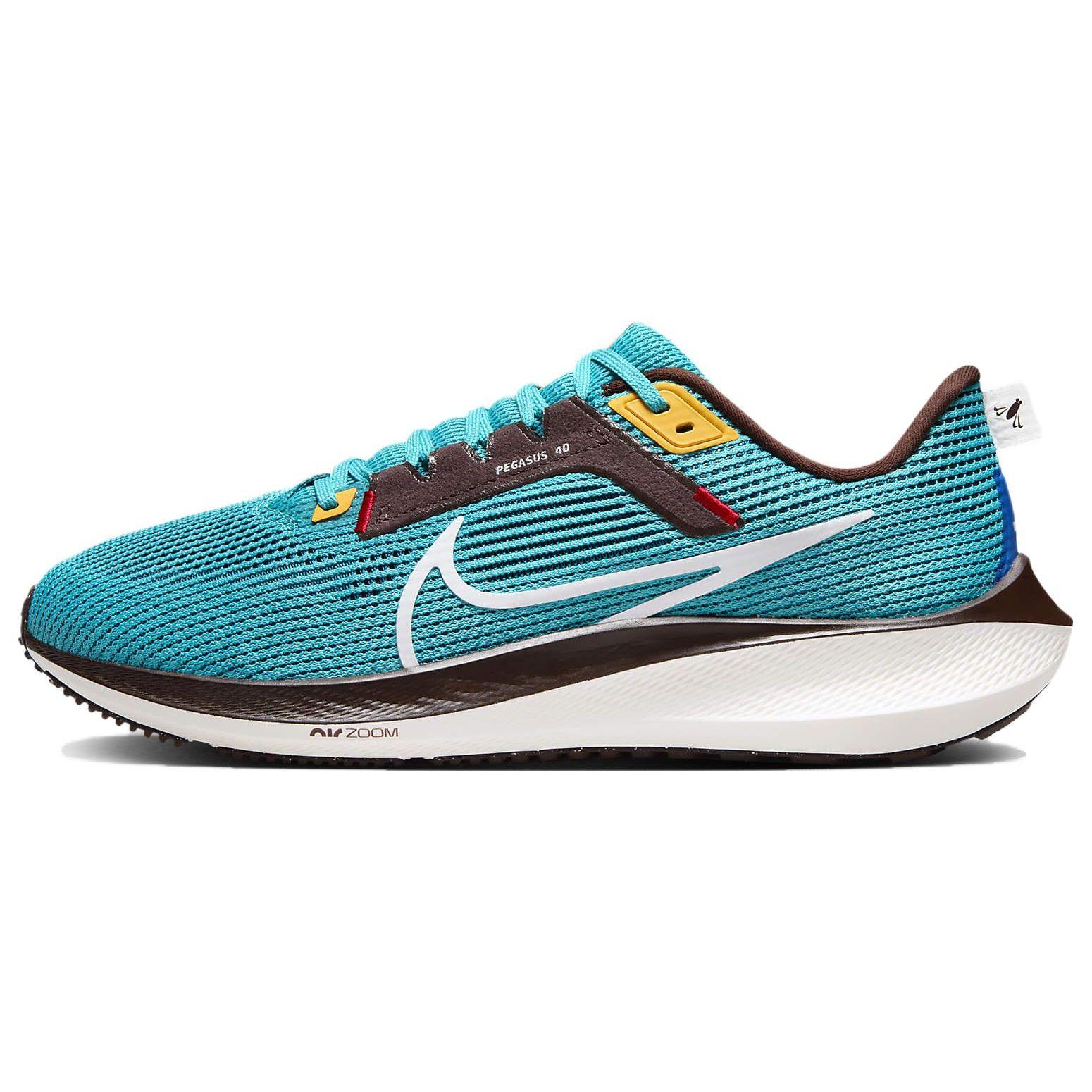 

Nike Air Zoom Pegasus 40 Prm Удобные Стильные Сетчатые Амортизирующие Дышащие Низкие Кроссовки для Марафона Мужские кроссовки Синие FN4271-300 40.5