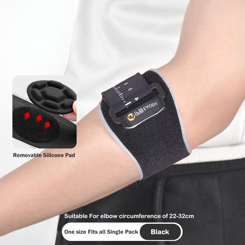 Nylon Spandex Tennis Elbow Braces Black Grey Tendonitis Relief Golfers Elbow Brace Forearm Brace Support Band Elbow Support Band