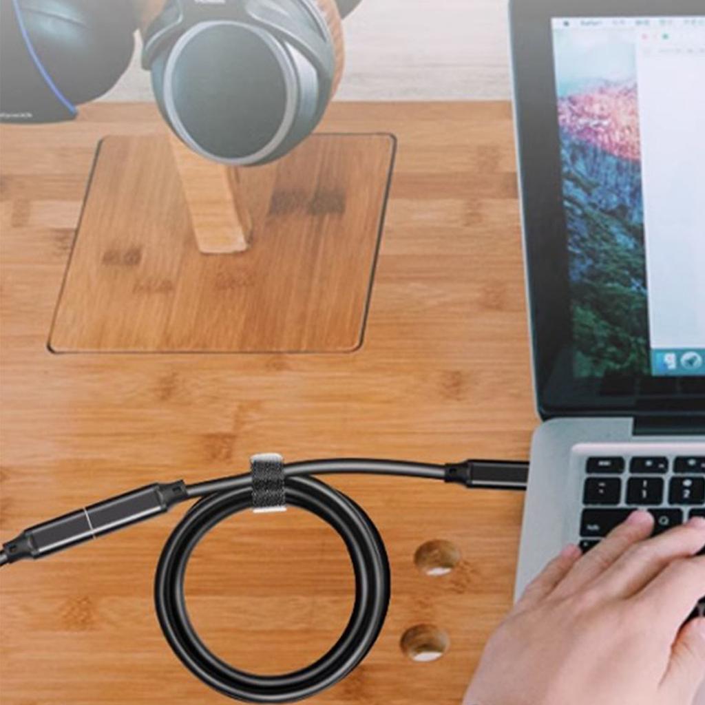 Typ-C-Stecker auf Buchse Schalter Verlängerungskabel mit Schalterkabel für Telefon Tablet 20V 5A 100W 10Gbps