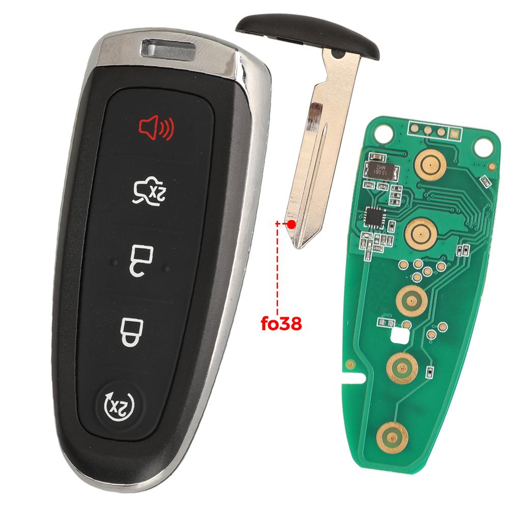 

Jingyuqin дистанционный ключ от машины 315/433 МГц для Ford Edge Escape Explore Expedition Flex Focus Taurus 2011-2018 ID46 pcf7953 M3N5WY8609 433mhz оксфорд-синий