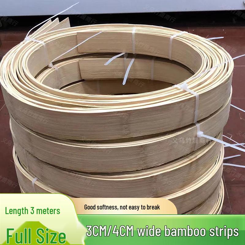 Handmade Bamboo Strips: 3cm & 4cm Wide DIY Decorative & Model Materials