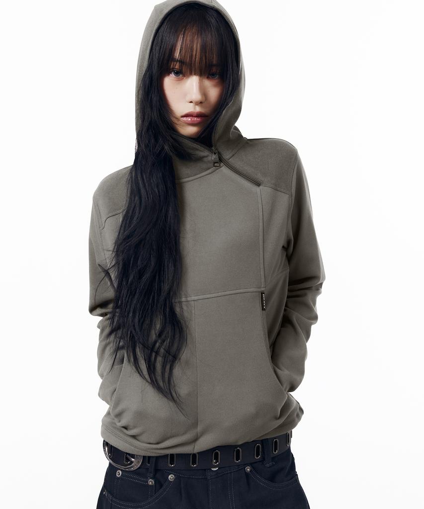 AAKAM Fleece Utility Hooded Long Sleeve (Gray)