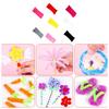 Colorful Chenille Stem Twisted Rod Wool Root Fluffy Bar Iron Wire DIY Handcraft Twisting Bar Hair Clip Decorations