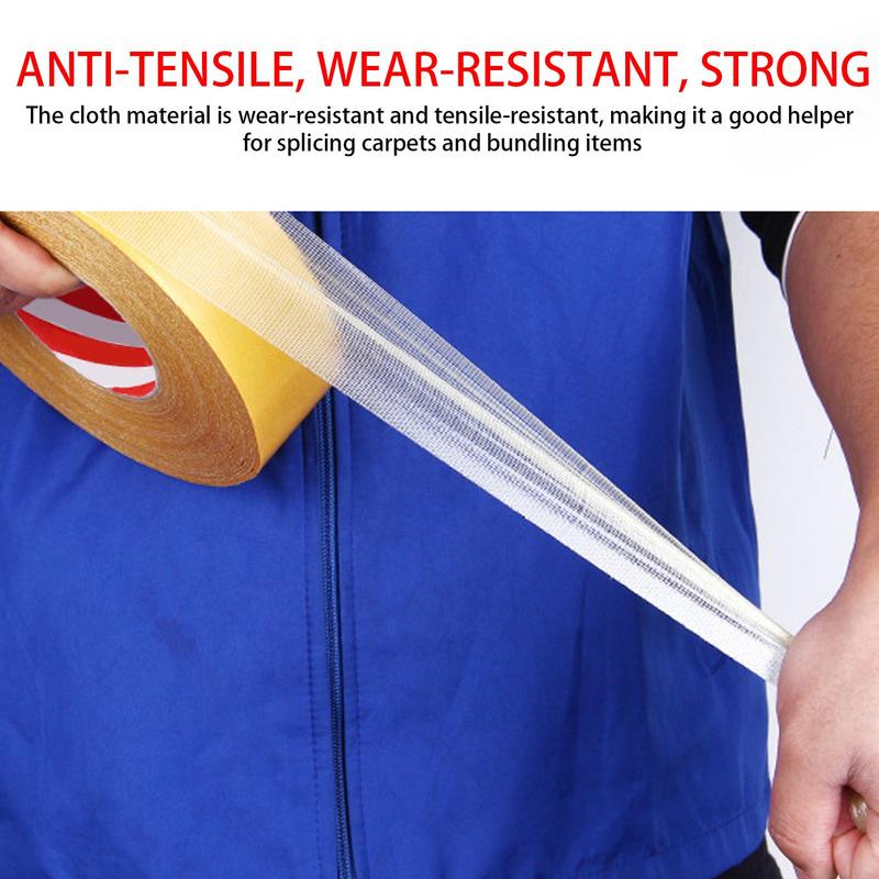 Super Strong Fixation Double Sided Tape Heavy Duty Waterproof Powerful Grid Carpet Adhesive Tape High adhesion Cloth-based tape