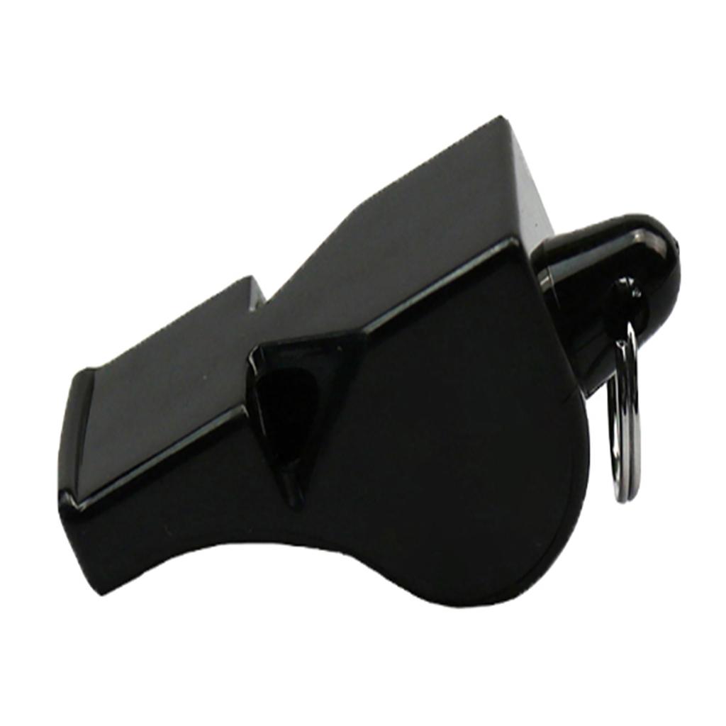 Sports Training Whistle Plastic Loud Whistle Football Referee Coaching Special Whistle Black