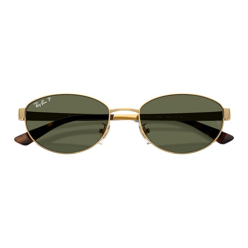 RAYBAN 3774D Personalized Design Metal Oval Sunglasses Unisex Couple Style Same Gold 001/9A 0RB3774D