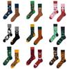 AB New Fashion Socks for Men and Women Colorful Cartoon Animal Cotton Sock Hip Hop Funny Plant Mushroom Bird Stocking