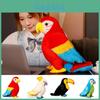 Soft And Huggable Parrot Stuffed Animal Plush Toy Pillow For Kids Wholesale Manufacturer 35cm 0.35kg