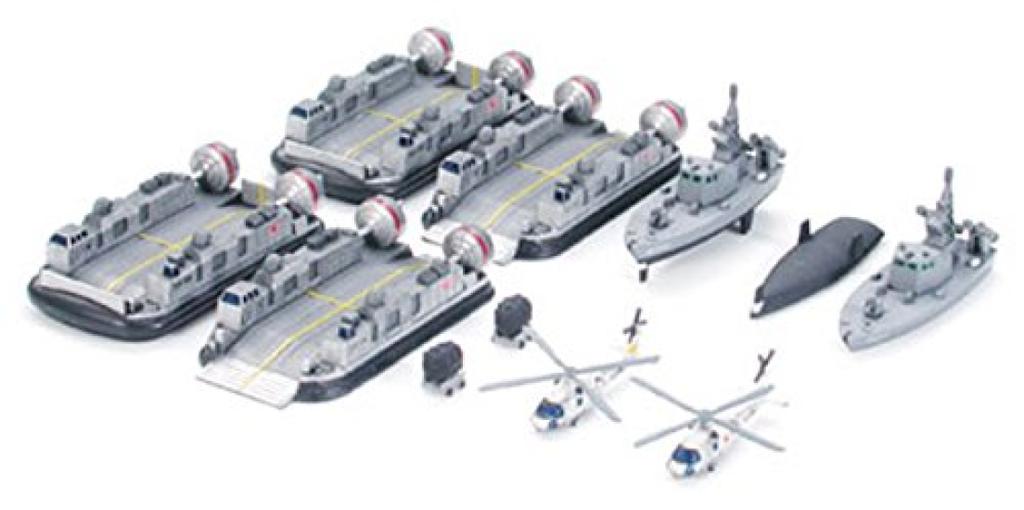 Tamiya Waterline Series Maritime Force Transport Ship Shimokita Plastic Model 31006 1/700 No.006 Self-Defense LST-4002
