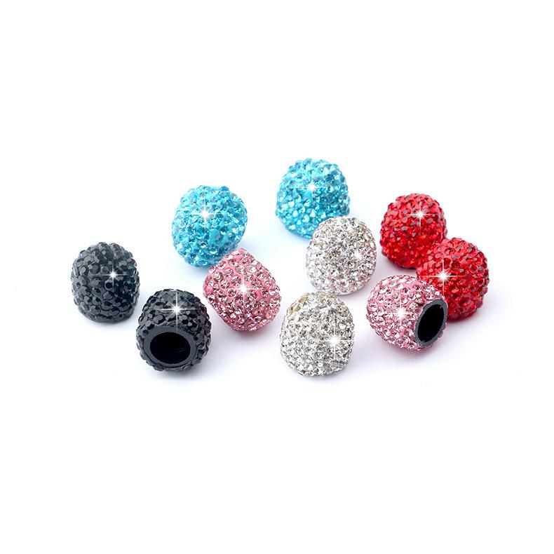 Creative Diamond-Studded Tire Valve Stem Cap for Car Decoration