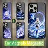Genshin Impact Skirk Game For iPhone 15,Mini,13,Max,11,12,Pro,16,17,14,Plus,For Magsafe,Magnetic Wireless Charging Case