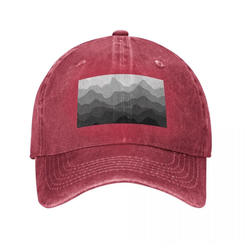 Grey mountains Baseball Cap summer hat Luxury Hat Hip Hop dad hat Elegant Womens Hats Unisexs