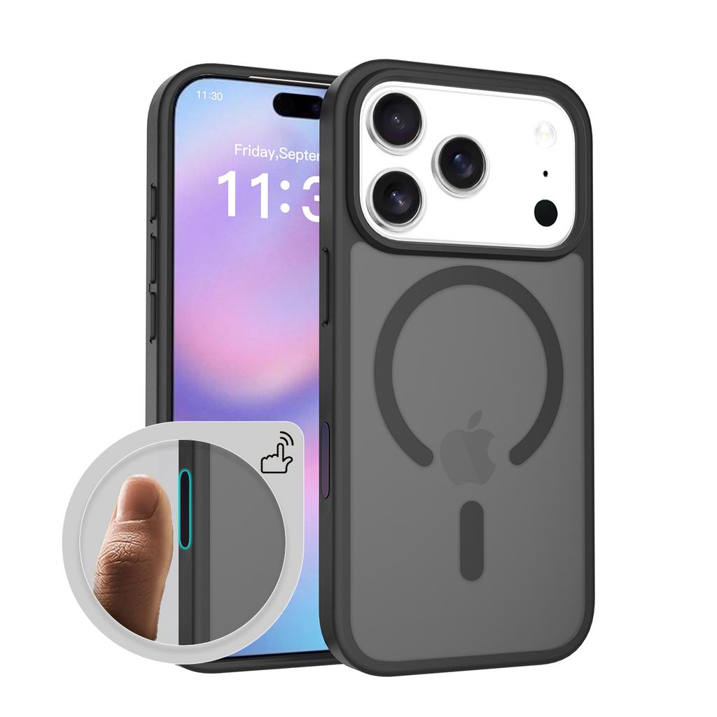 Luxury Magnetic Magsafe Wireless Charging Phone Case for IPhone 17 Air 16 15 14 13 12 Pro Max Candy Color Skin Feel Case